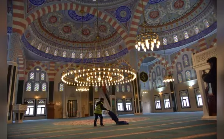 Bilecik’te Camiler Ramazan Ayına Hazır