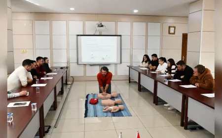 Tepebaşı Belediyesi Personeline İlk Yardım Eğitimi Verildi