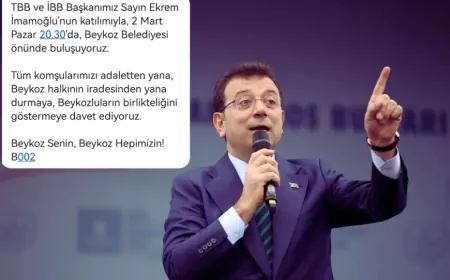 Ekrem İmamoğlu'ndan Beykoz'a destek ziyareti: Tüm Beykozlular SMS ile bilgilendirildi