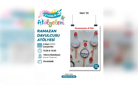 Minikler İçin Ramazan Davulcusu Atölyesi Düzenlenecek