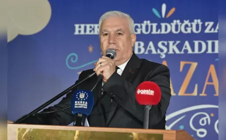 Başkan Bozbey, "Hepimizin Ortak Arzusu; Huzurlu, Mutlu Bir Bursa"