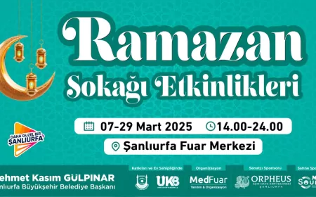 Şanlıurfa’da Ramazan Sokağı Etkinlikleri Başlıyor