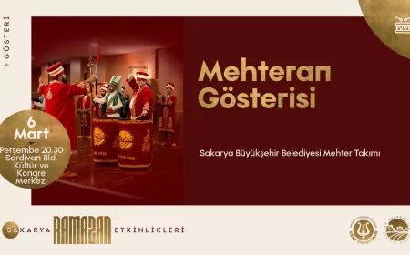 Büyükşehir Belediyesi Ramazan Coşkusunu Mehteranla Yaşatıyor: Serdivan’da Konser
