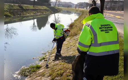 Çark Deresi'nde Bahar Temizliği Başladı