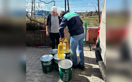 Diyarbakır Büyükşehir Belediyesi, Şubat Ayında 14 Ton Bitkisel Atık Yağ Topladı