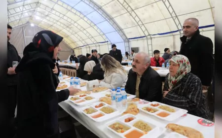 Çankırı Belediyesi İftar Çadırı'nda Başkan Esen Vatandaşlarla Orucunu Açtı