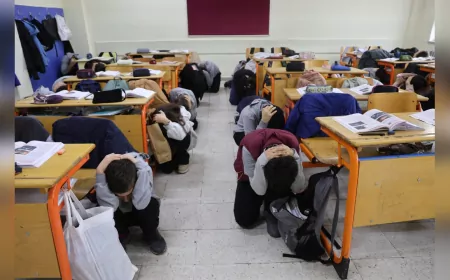 Büyükşehir Belediyesi'nden Okullarda Kapsamlı Deprem Tatbikatı