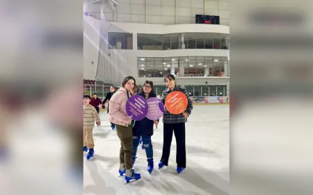 Kadınlar Buz Pistinde Buluştu