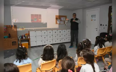 Büyükşehir’den Miniklere Deprem Güvenliği Dersi