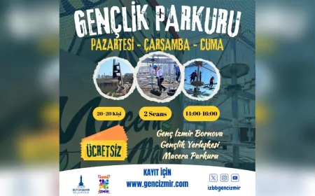 İzmir Macera Park’ta “Gençlik Parkuru” Günleri Başladı