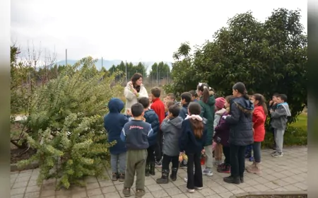 BAÇEM’den Minik Öğrencilere Bitki Eğitimi