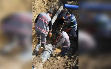 Giresun Belediyesi Altyapı Çalışmalarına Devam Ediyor