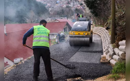 Beykoz Belediyesi, Yol ve Kaldırım Çalışmalarına Hız Verdi