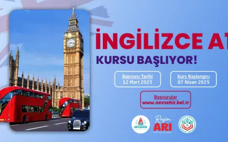 Kapadokya Eğitim Merkezi’nde Ücretsiz İngilizce A1 Kursu Başvuruları Başladı