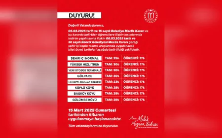 Yeni Halk Dolmuşu Ücret Tarifesi 15 Mart İtibarıyla Uygulanacak