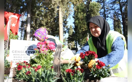 Balıkesir’den Şehitlere Vefa: Şehitlikler Karanfillerle Donatıldı