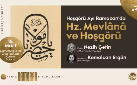 Ziya Taşkent’te “Hz. Mevlâna ve Hoşgörü” Söyleşisi