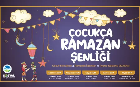 Sakarya’nın Miniklerine Ramazan’ın Coşkusunu Yaşatacak Etkinlik Başlıyor