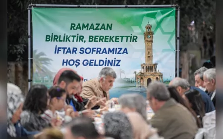 İzmir Büyükşehir Belediyesi’nin İftar Sofrası Buca’da Kuruldu