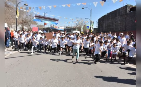 Newroz Halk Koşusu Coşkuyla Gerçekleşti