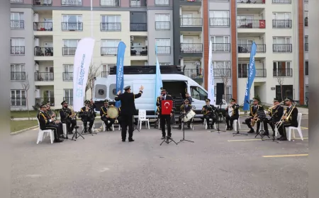 Büyükşehir Belediyesi Bando Takımı, Sağlıkkent Sitesi Sakinlerine Ramazan’a Özel Konser Verdi