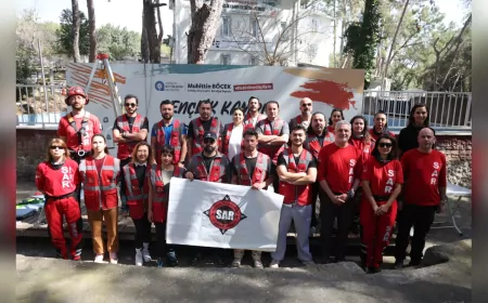 Antalya Gençlik Kampı'nda Arama Kurtarma Gönüllülerine Eğitim