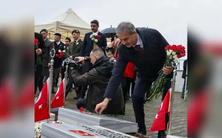 Başkan Yusuf Alemdar, 18 Mart Çanakkale Zaferi’nde Aziz Şehitleri Andı