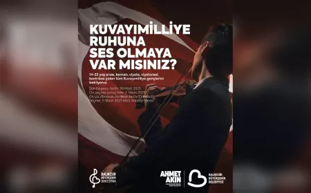 Kuvayımilliye Gençlik Orkestrası Genç Yeteneklerini Arıyor