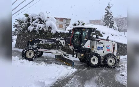 Büyükşehir Ekipleri Trabzon’da Karla Mücadele İçin Seferber Oldu