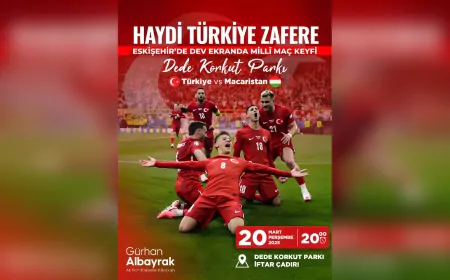 Eskişehir’de A Milli Takım Heyecanı Dev Ekranda Yaşanacak