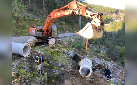Antalya Büyükşehir Belediyesi, Alanya Kırsalında Yol Bakım ve Genişletme Çalışmalarına Devam Ediyor
