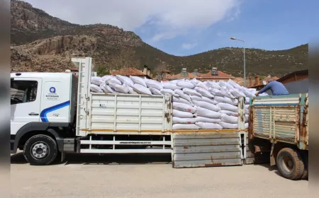 Antalya Büyükşehir’den Üreticilere Yem Desteği Devam Ediyor