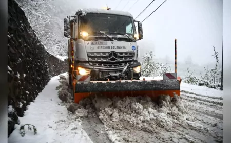 Belediye Ekipleri Yüksek Mahallelere Anında Müdahale Etti