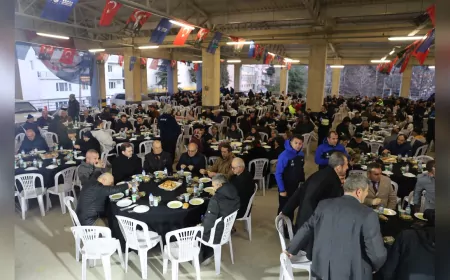 Orhaneli iftar sofrasında birlik ve beraberlik vurgusu