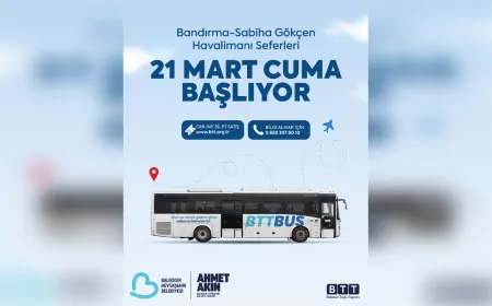 Bandırma’dan Sabiha Gökçen’e Ulaşım Artık Daha Kolay