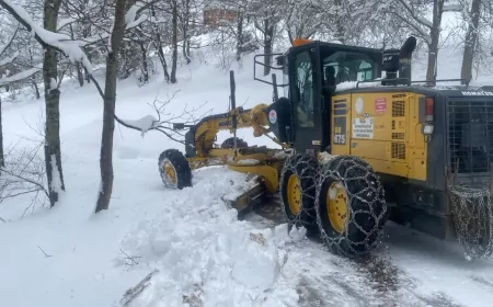 Trabzon Büyükşehir Belediyesi 107 Mahalle Yolunu Ulaşıma Açtı