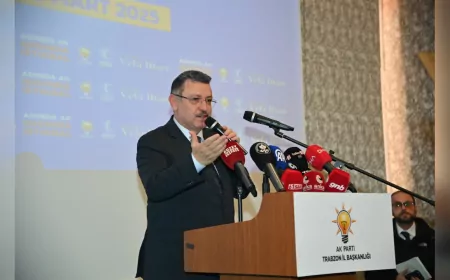 Başkan Genç ve Bakan Uraloğlu Trabzon’da Teşkilatla Buluştu