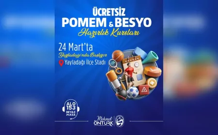 HBB’nin Ücretsiz POMEM ve BESYO Kursları Yayladağı’nda Başlıyor