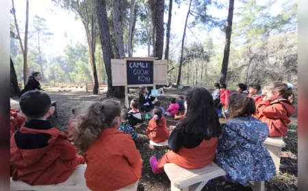 Muğla Büyükşehir'den Çocuklara Doğa Temelli Eğitim: Çamlı Çocuk Köyü
