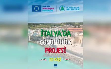 Pursaklar'ın Gençleri İtalya'ya Gidiyor: Avrupa Gönüllülük Projesi Başladı