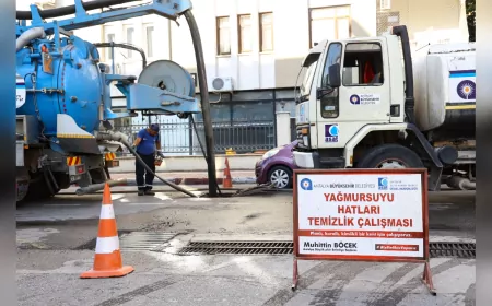 ASAT'tan 4 Mahallede Eş Zamanlı Yağmur Suyu Temizliği