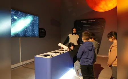 Düzce Bilim Merkezi Öğrencileri Uzaya İlk Adımlarını Attı