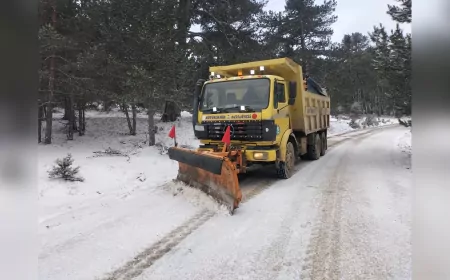 Eskişehir Büyükşehir Belediyesi Karla Mücadele Çalışmalarına Başladı
