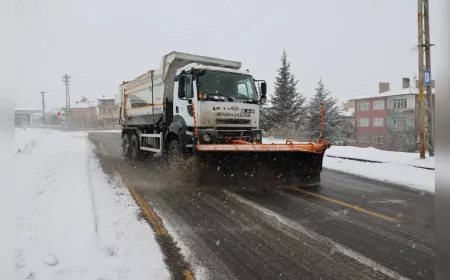 Nevşehir Belediyesi Karla Mücadele Çalışmalarını Aralıksız Sürdürüyor