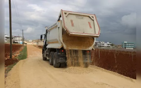 Şanlıurfa Büyükşehir Belediyesi’nden Bozova Kırsalında Yol Seferberliği