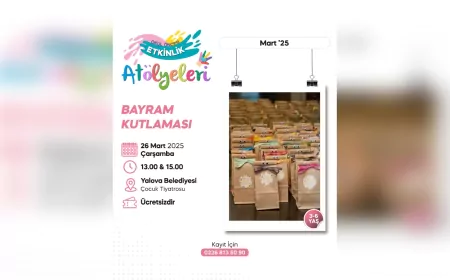 Yalova Belediyesi'nden Miniklere Özel Bayram Kutlaması