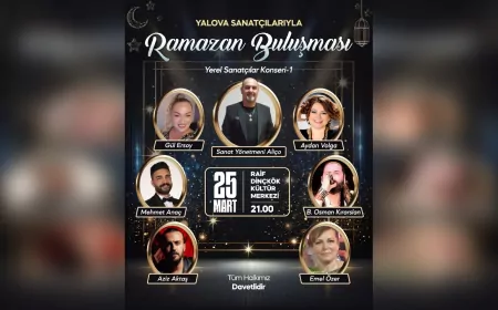Yalova Belediyesi, Yerel Sanatçılar Konseri ile Ramazan'ı Sanatla Taçlandırıyor