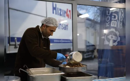 Kocaeli Büyükşehir Belediyesi, Bulgaristan'ın Killi Köyü'nde İftar Sofrası Kurdu