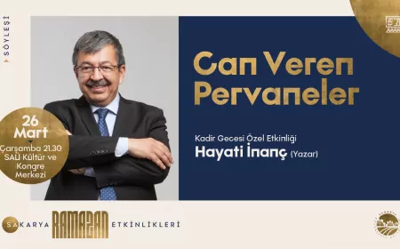 Yazar Hayati İnanç, Sakarya’da Sanat Dostlarıyla Buluşuyor