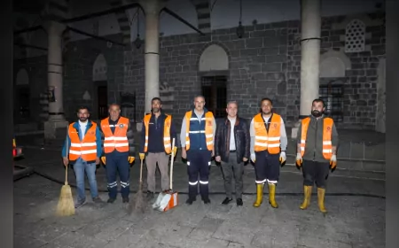 Diyarbakır’da İbadethanelerde Bayram Temizliği Başladı